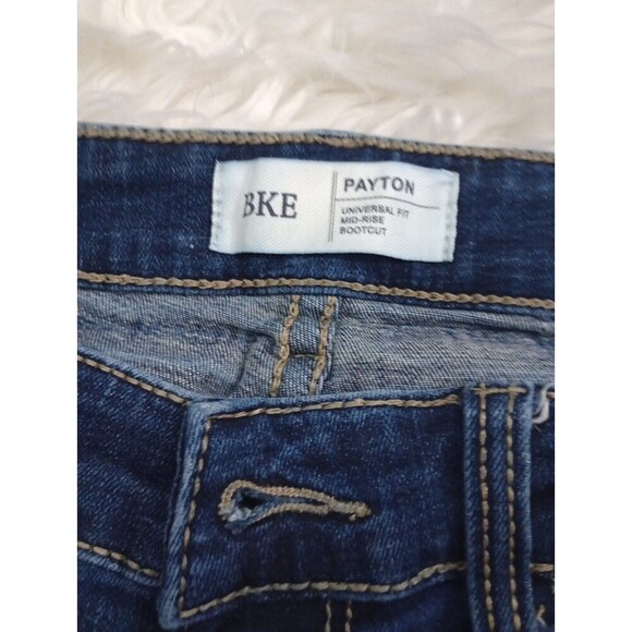 BKE Jeans Womens 27 x 31.5 Payton Universal Fit Mid Rise Straight Denim Pants - Picture 8 of 11